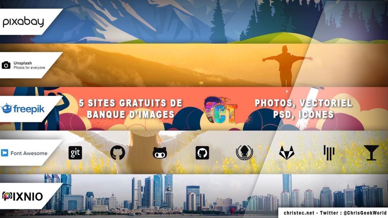 5 sites gratuits de banque d’images pour télécharger des photos, des fichiers vectoriels, des fichiers PSD et des icônes