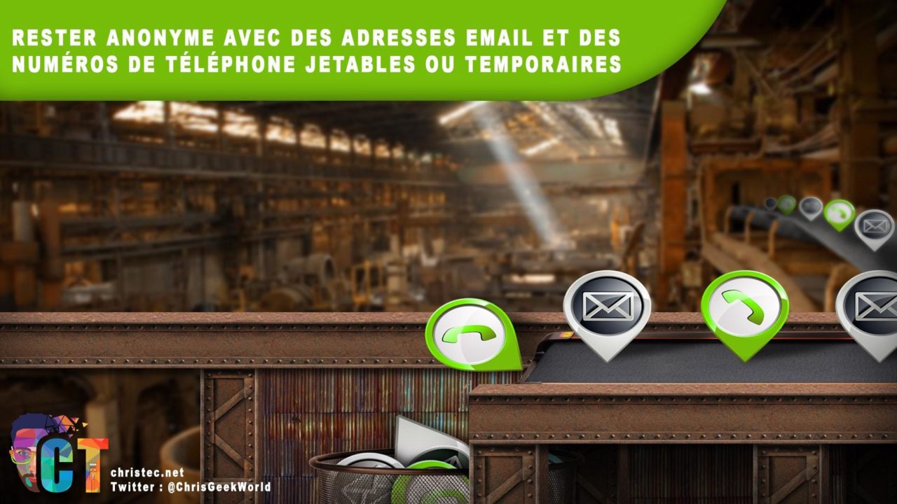 Rester anonyme avec des numéros de téléphone et des adresses e-mail jetables ou temporaires