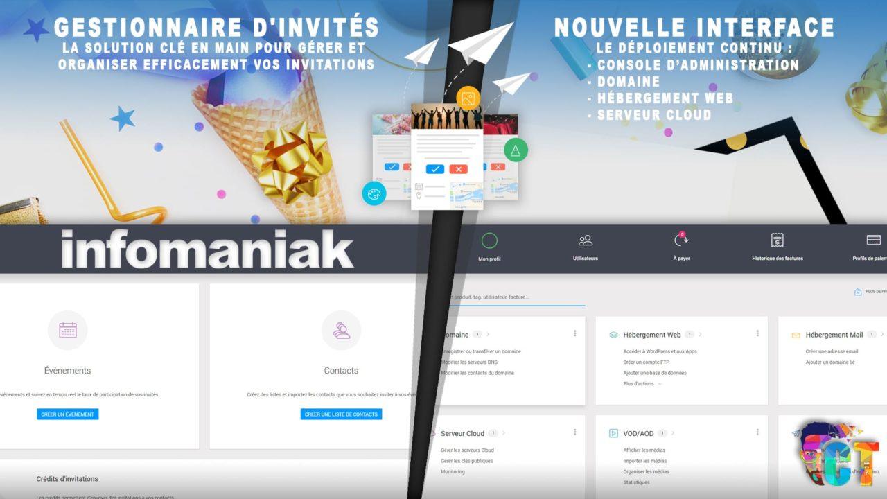 Infomaniak, nouveau gestionnaire d’invités et le déploiement de la nouvelle interface continu