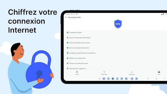 NordVPN : VPN sûr, en un clic Capture d'écran