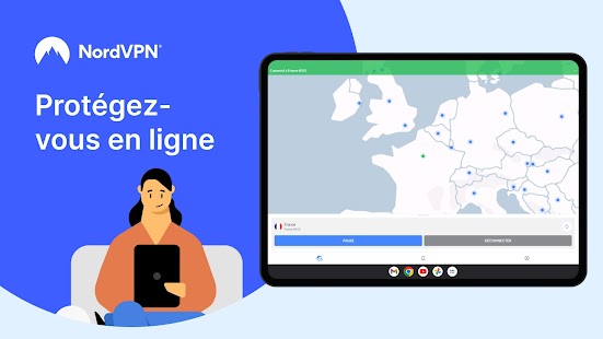 NordVPN : VPN sûr, en un clic Capture d'écran