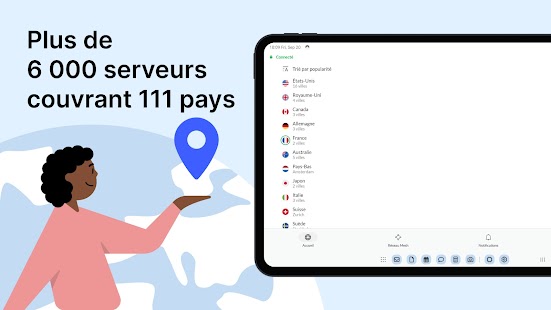 NordVPN : VPN sûr, en un clic Capture d'écran