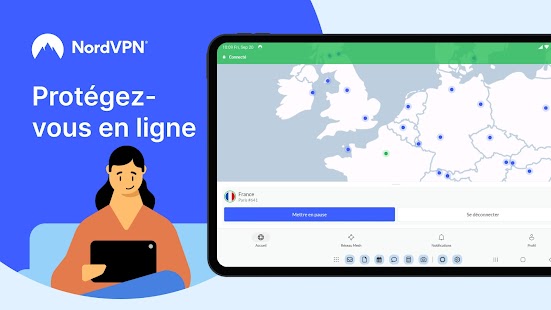 NordVPN : VPN sûr, en un clic Capture d'écran