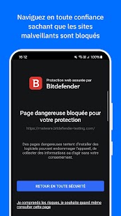 Bitdefender Mobile Security Capture d’écran