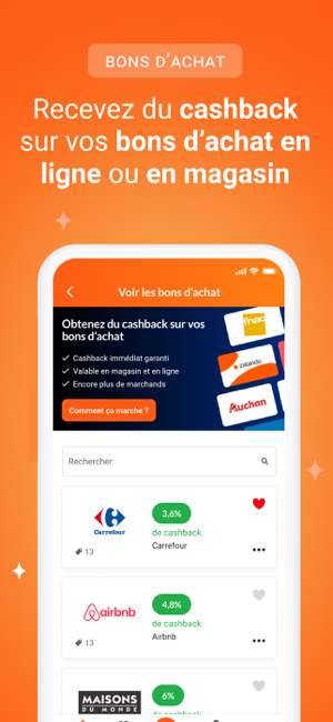 ‎iGraal-Cashback & Codes Promo Capture d'écran