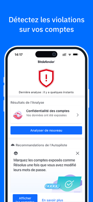 ‎Bitdefender Mobile Security Capture d’écran