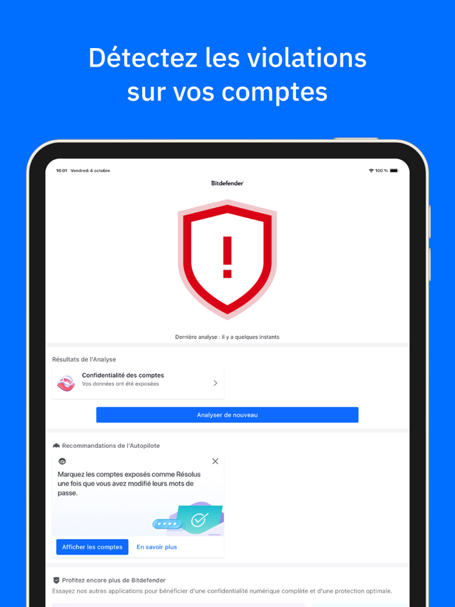 ‎Bitdefender Mobile Security Capture d’écran