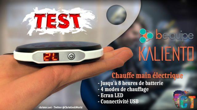 Test du Kaliento, Chauffe-mains électrique de chez Bequipe Gaming