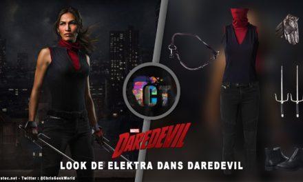 Look de Elektra dans Daredevil ( jeans Allsaints Biker cropped et Masked Assassin Top )