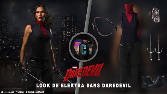Look de Elektra dans Daredevil ( jeans Allsaints Biker cropped et Masked Assassin Top )