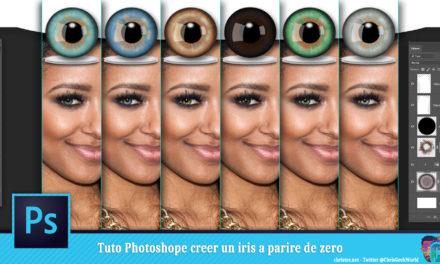Tuto Photoshop, création d’un iris à partir de 0 pour retoucher des yeux