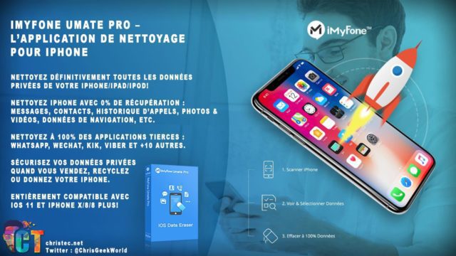 Découverte de iMyFone Umate Pro – l’application de nettoyage pour iPhone