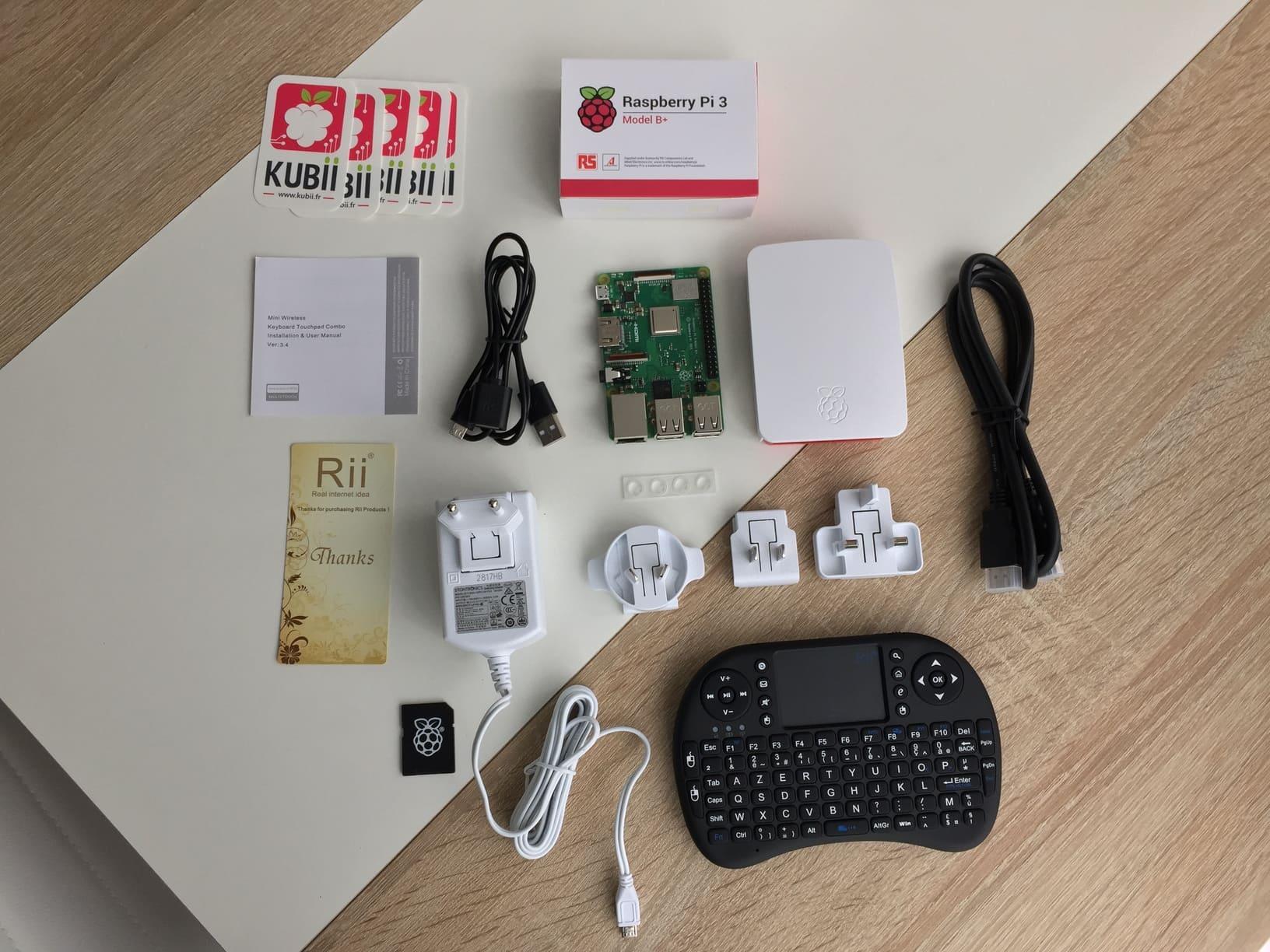 Test Du Kit M Dia Center Raspberry Pi B De Kibii