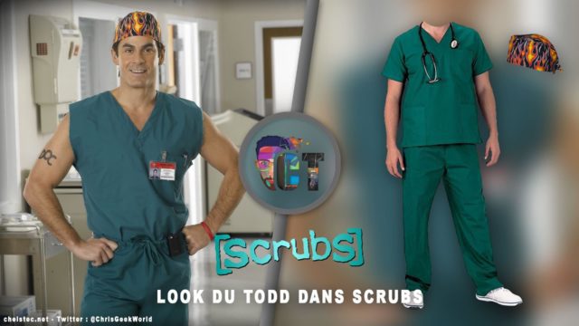 Look du Todd dans la serie Scrubs ( bandana et blouse chirurgicale )