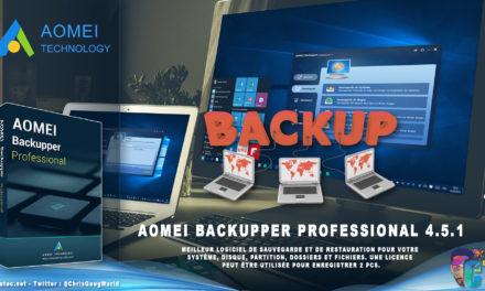 Test de AOMEI Backupper Professional le logiciel parfait pour la sauvegarde et la restauration de données