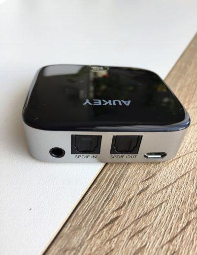 image test du transmetteur, émetteur et récepteur Bluetooth de Aukey 5