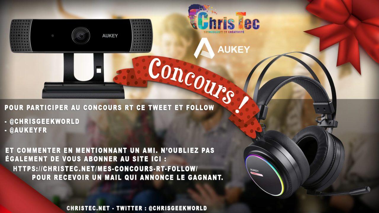 Voici les gagnants du concours twitter (Webcam 1080P et Casque Gamer Aukey)
