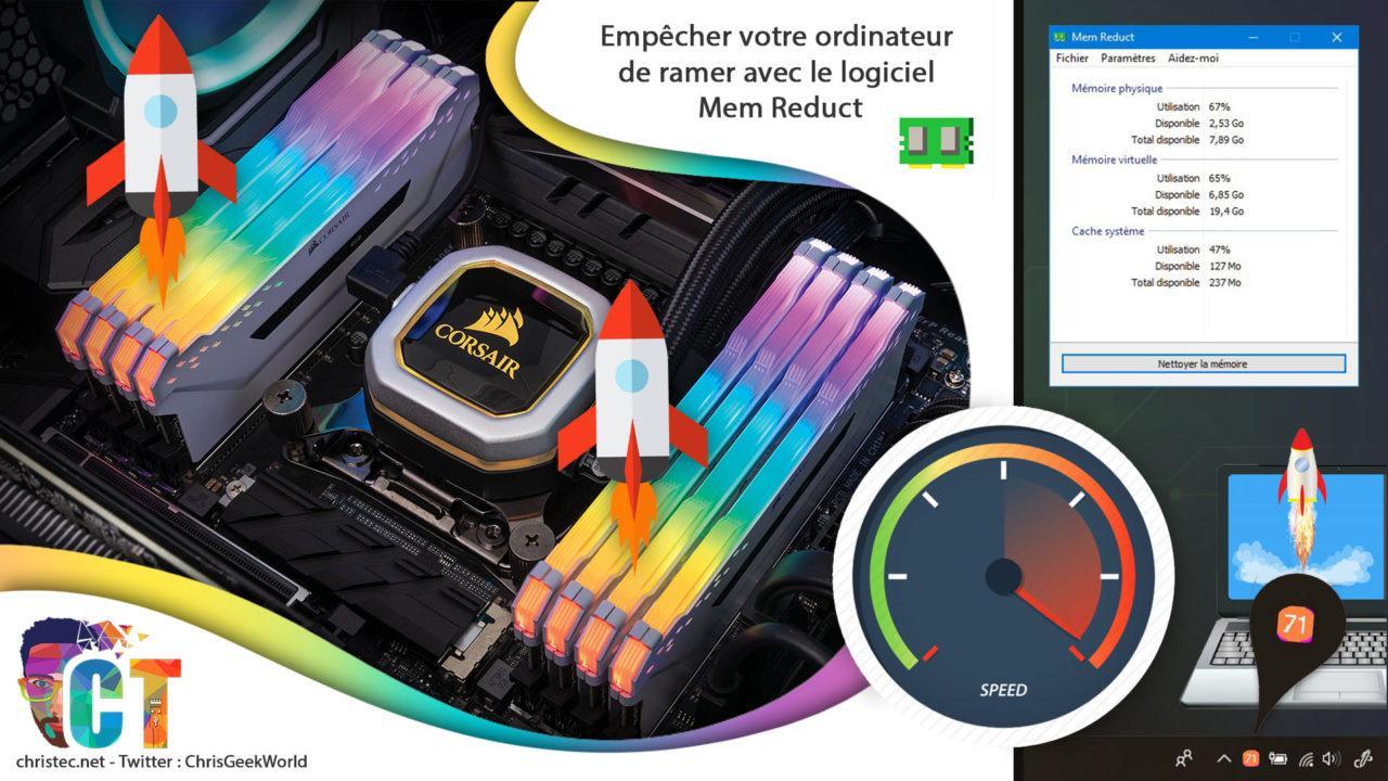 Empêcher votre ordinateur de ramer avec le logiciel Mem Reduct