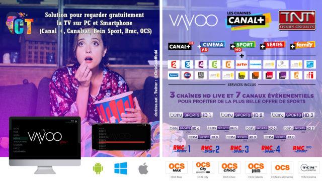 Solution pour regarder gratuitement la TV sur PC et Smartphone (Canal +, Canalsat, Bein Sport, Rmc, OCS)