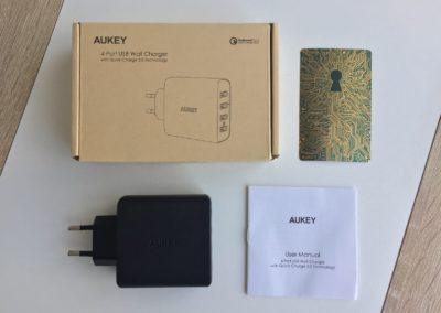 image Test du chargeur secteur Aukey 42W avec 4 ports USB et Quick Charge 3.0 2