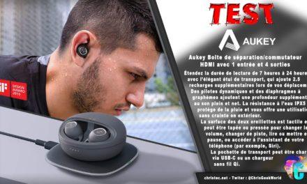 Test des écouteurs true wireless Key Series de Aukey