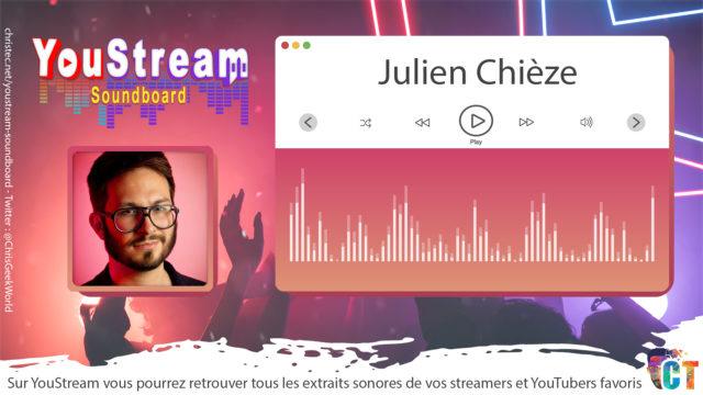 YouStream Julien Chièze