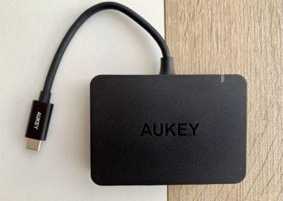 image Test du Hub USB C 60W (Power Delivery) 4 Ports USB 3.0, Port HDMI (4K) de Aukey 5