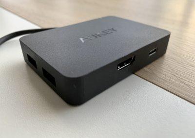 image Test du Hub USB C 60W (Power Delivery) 4 Ports USB 3.0, Port HDMI (4K) de Aukey 6