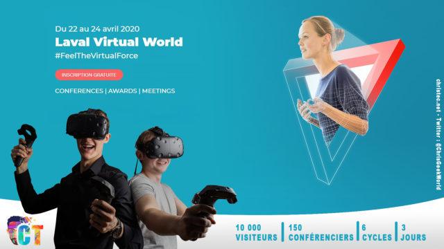 Le Salon Laval Virtual 2020 en version virtuelle du 22 au 24 avril