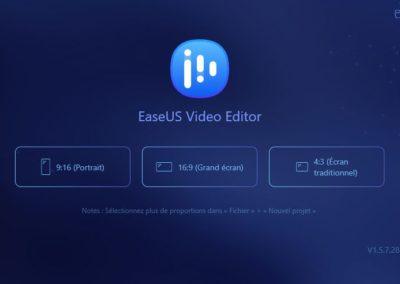 image Test de EaseUS Video Editor le logiciel de montage vidéo pour débutants et professionnels 3