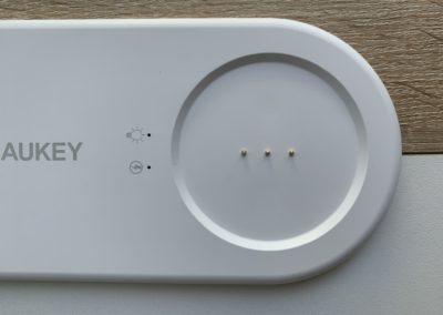 image Test de la veilleuse avec chargeur sans fil pour smartphone de chez Aukey 7