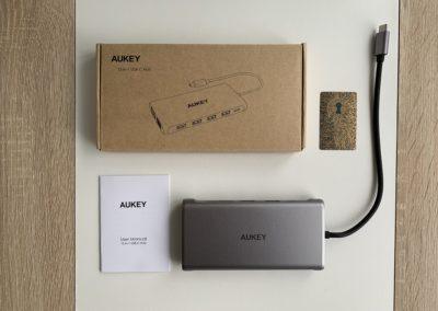 image Test du hub et adaptateur USB C 12 en 1 de Aukey 3