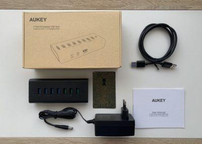 image Test du hub Aukey avec 7 connectiques USB 3.0 et charge rapide 3