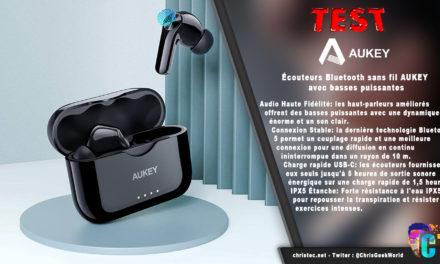Test des écouteurs Bluetooth Aukey EP-T28 avec des basses puissantes