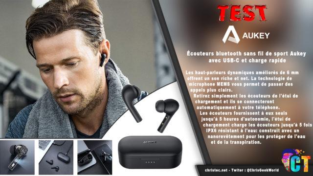 Test des écouteurs Bluetooth EP-T21S, avec 30 H d’autonomie et étanchéité IPX6