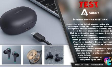 Test des écouteurs Bluetooth Aukey EP-N7 avec réduction du Bruit active et mode transparence