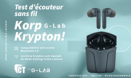 Test des écouteurs gaming et Bluetooth Korp Krypton à faible latence – The G-Lab