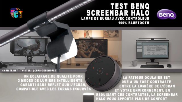 Test de la lampe ScreenBar Halo de BenQ