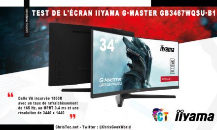 Iiyama G-Master GB3467WQSU-B1 TEST du moniteur 34 pouces 165 Hz