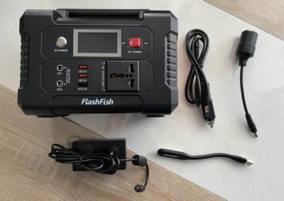 image Test batterie FlashFish E200 200W + Panneau solaire Flashfish SP50 50W 07