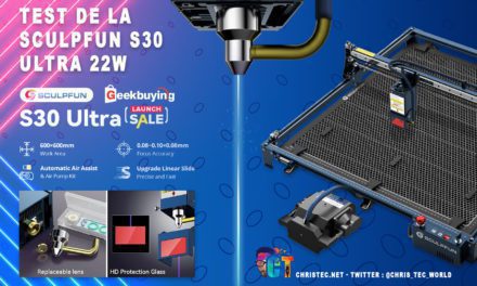 Sculpfun S30 Ultra 22W – La machine de gravure et découpe surpuissante – Test