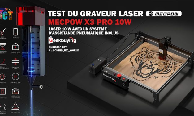Test du graveur laser Mecpow X3 Pro 10W – Pour pros et débutant