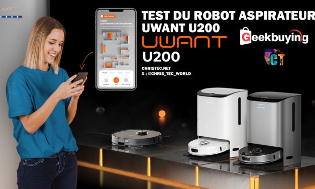 Test de l’aspirateur robot Uwant U200 avec serpillère intégrée
