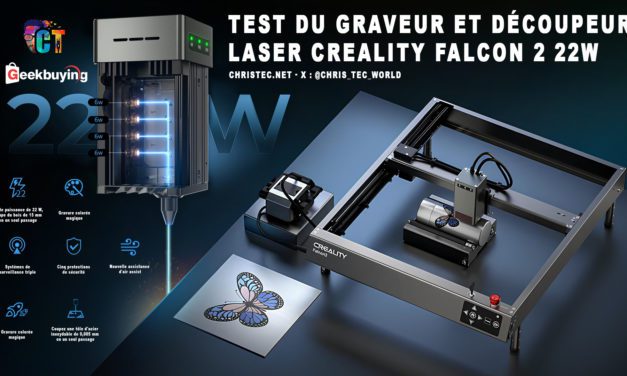 Creality Falcon 2 22W – Test du graveur découpeur laser en détail !
