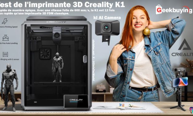 Test de la nouvelle version de l’imprimante 3D Creality K1