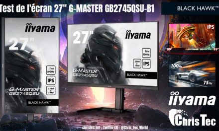 Test de l’écran gamer WQHD 27 » iiyama G-MASTER GB2745QSU-B1