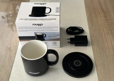 image Test de la tasse chauffante et chargeur sans fil QI Muggo Volt 03