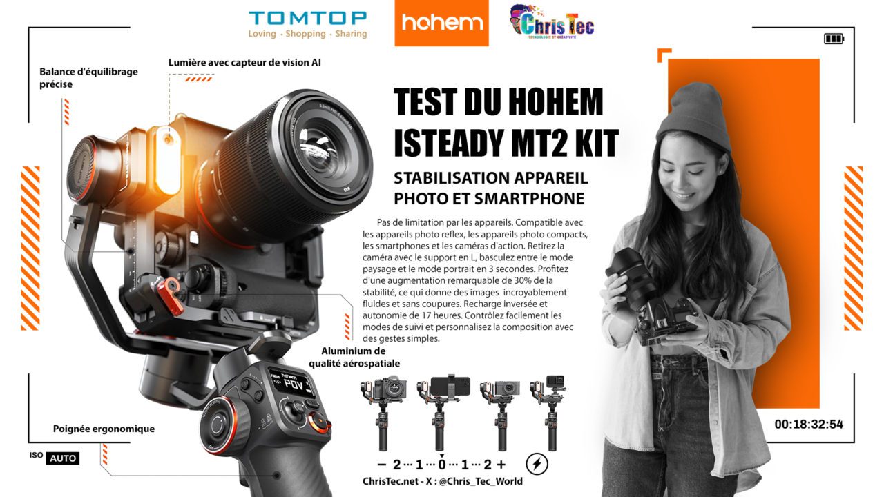 Hohem iSteady MT2 Kit – Test du Gimbal Ultime pour les Vidéastes