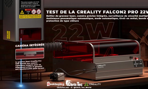 Creality Falcon2 Pro 22W – Test du graveur et découpeur laser pour les professionnelles !!