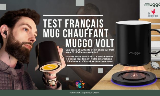 Test de la tasse chauffante et chargeur sans fil QI Muggo Volt